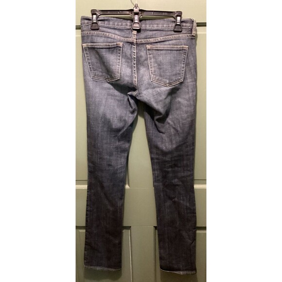 J.Crew Womens Size 27R Matchstick Stretch Straight Leg Low Rise Blue Denim Jeans - Picture 4 of 7